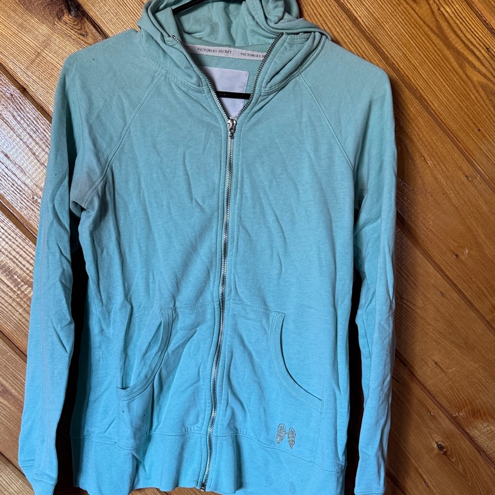 Victoria’s Secret sequins ANGEL zip up sweatshirt - Picture 2 of 3